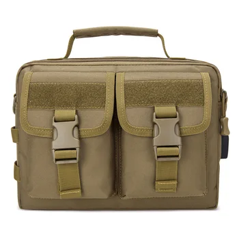 Тактическая сумка через плечо, военный мужской рюкзак-слинг Molle, охотничий походный многофункциональный камуфляжный портативный нагрудный мешок