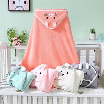 Одеяло с треугольным капюшоном, Ветрозащитные товары для новорожденных, детская накидка, банные полотенца с капюшоном, Детское банное полотенце с рисунком новорожденного