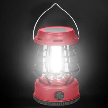 Ретро-светильник для палатки с плавным затемнением, Водонепроницаемая Беспроводная походная лампа Type C, заряжающаяся, наружное аварийное освещение для кемпинга во время урагана