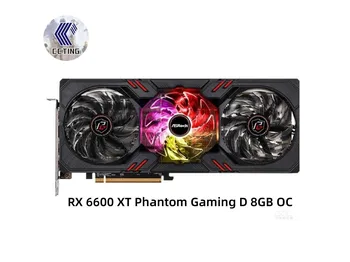 Видеокарты ASROCK Radeon RX 6600 XT Phantom Gaming D 8G OC /RX6600XT Challenger Pro 8G OC GDDR6 128bit GPU Графическая карта для настольных ПК