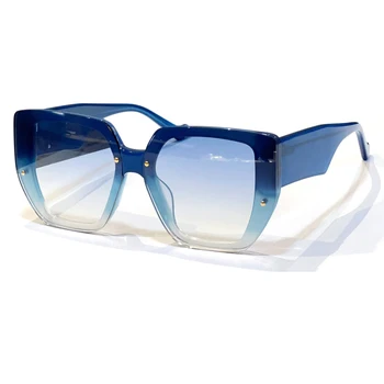 2023 Новые модные женские квадратные солнцезащитные очки большого размера с градиентными линзами, разнообразные Модные очки нового цвета, Бесплатная доставка
