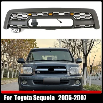 Для Toyota Sequoia 2005-2007 Автомобильные решетки ABS Решетка переднего бампера Гоночные Решетки Сетчатая крышка капота Аксессуары для ремонта автомобилей