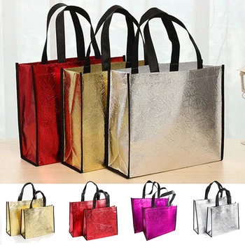 Многоразовая Женская сумка для покупок, холщовые дорожные сумки для хранения большой емкости, женская сумка с лазерным блеском, экологичная сумка-тоут для бакалеи, Брезентовая сумка для покупок