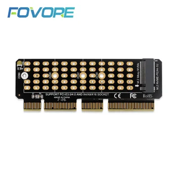 M.2 Адаптер NVME SSD К карте PCIe M.2 Ключ M Адаптер Драйвера Поддерживает Слот PCIe 4.0 x4x8x16
