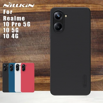 Nillkin для Realme 10 Pro 5G Case Super Frosted 360 full PC Матовая Жесткая Задняя Крышка чехлов для Oppo Realme 9i 10 5G 4G
