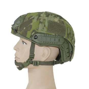 Тактический шлем All Terrain MC Камуфляжный Чехол для шлема с высоким вырезом, Зеленый Полушлем Cuttlefish Dry Guide, Тактический комплект