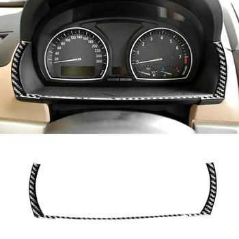 Для BMW- X3 E83 2006-2010 Рамка приборной панели из мягкого углеродного волокна, Декоративная накладка, наклейка на панель, аксессуары