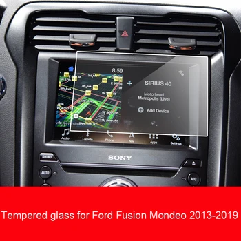 Защитная пленка из закаленного стекла Против царапин, пленка для Ford Fusion Mondeo 2013-2019, Автомобильная пленка для GPS-навигации, Аксессуары для ЖК-экрана