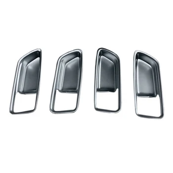 4шт Матовые серебряные молдинги для интерьера, Дверная ручка, Декоративная панель чаши, накладка для Toyota Corolla Cross 2021 2022
