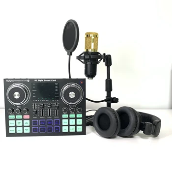 Производители, продающие гарнитуры с микрофонами, предназначенные для звуковой карты V22 live для студий звукозаписи KTV