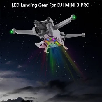 Для DJI Mini 3 Pro Расширенный складной красочный светодиодный комплект шасси, ночная подсветка для DJI Mini 3 Pro, аксессуары для дронов