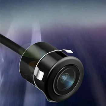 Круглая камера заднего вида 18,5 мм, тахограф, 4-контактная камера заднего вида с полноволновым объективом ночного видения Starlight в автомобиле