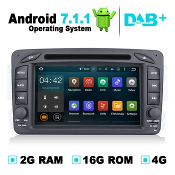 2G RAM Android 7.1.1 Авто Радио Аудио Видео Автомобильная Навигационная Система GPS DVD-Плеер для Mercedes W203 для Mercedes G Class W463
