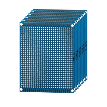 10ШТ 7x9 см Двухсторонняя прототипная печатная плата 7 * 9 см Универсальная печатная плата для экспериментальной печатной платы Arduino, медная пластина