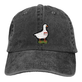 Застиранная мужская бейсболка Silly Goose Trucker Snapback Caps, папина шляпа, гусиные шляпы для гольфа.