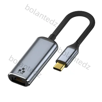 2500 Мбит/с USB C Ethernet Адаптер локальной сети USB-C к RJ45 для MacBook Pro Samsung Galaxy S9/S8/Note 9 Сетевая карта Type C USB C Ethernet