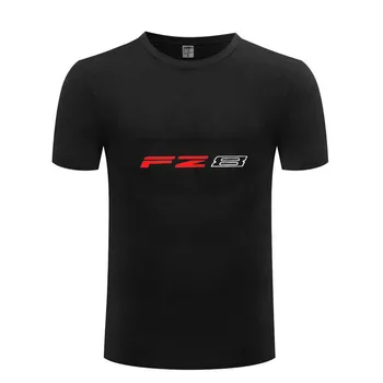 Мужская футболка Yamaha FZ8 FZ8 Fazer, Новая футболка с логотипом, 100% хлопок, летние футболки с коротким рукавом и круглым вырезом, мужские