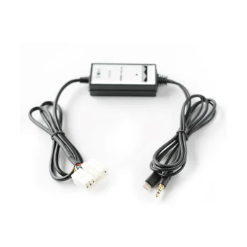 Автомобильный Аудио AUX Адаптер CD-Чейнджер для зарядки IPHONE 5 + 7 PiN для Toyota Camry Corolla RAV4 Yaris для Lexus IS 200 GS