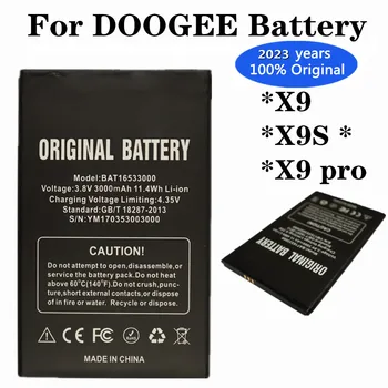 2023 Года 3000 мАч BAT16533000 Оригинальный Аккумулятор Для DOOGEE X9/X9S X9 S/X9 pro X9pro 5,5-дюймовый Мобильный Телефон Bateria Батареи