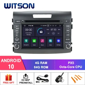 WITSON Android 10,0 автомобильный DVD-плеер с 4 ГБ оперативной памяти для HONDA CRV 2012-2014 автомобильный аудио gps dvd автомобильный радиоприемник автомобильный gps DVD-плеер
