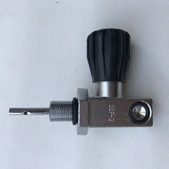 Клапан головки цилиндра для дайвинга, переключатель клапана цилиндра для дайвинга высокого давления, клапан респиратора для дайвинга из углеродного волокна