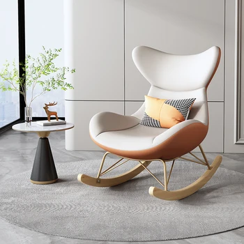 Мобильные кресла-качалки для гостиной, диваны, Роскошные стулья для спальни, дизайнерские подоконники, Индивидуальные наборы садовой мебели 47
