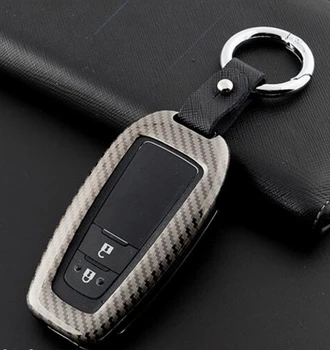 Чехол для Ключей Автомобиля Toyota Avalon Camry 2017 2018 CHR C-HR Prius Corolla Prado RAV4 Карман для дистанционного Ключа Куртки 2/3/4 Кнопочный Ключ