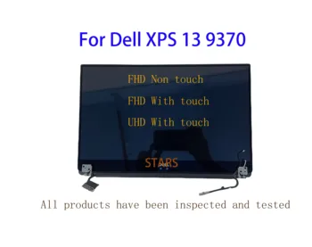 Для Dell XPS 13 9370 Экран P82G FHD или UHD 4K 13,3-дюймовый Полный ЖК-дисплей Замена панели Верхней половины Комплекта