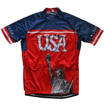 США, Джерси, Дорожная одежда для велоспорта с коротким рукавом, рубашка для мотокросса, альпинизма, куртка для горных велосипедов, Американская верхняя одежда, Ремни для униформы