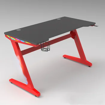Компьютерные столы нового дизайна, игровой стол Z-образной формы с регулируемой высотой, игровой стол
