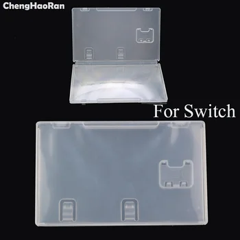 ChengHaoRan For Switch, футляр для хранения игровых карт, коробка, Прозрачный держатель для картриджей, держатель для вставленной крышки