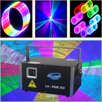 3D лазерный проектор RGB 2d + 3d dj оборудование звуковое освещение проектор 3000 МВт RGB полноцветный лазерный луч RGB