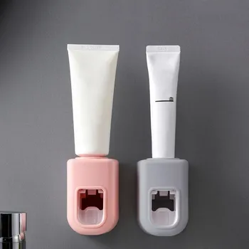 Новая автоматическая соковыжималка для зубной пасты 1шт, ванная комната, количественная экструзия, простая ленивая подставка для зубной пасты