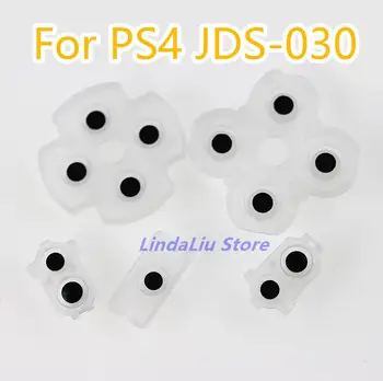5 комплектов для PS4 JDS-030 JDM-030 Мягкая резиновая силиконовая проводящая клейкая накладка для кнопок клавиатуры для ps4