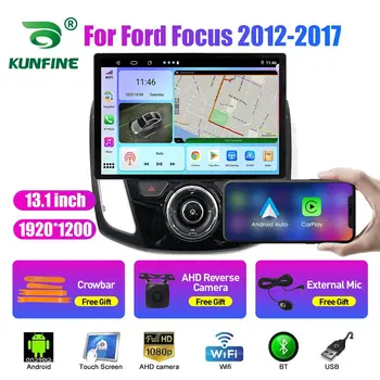 13,1-дюймовое автомобильное радио для Ford Focus 2012 2013 2014-17 Автомобильный DVD GPS Навигация, стерео Carplay 2 Din Центральный мультимедийный Android Auto