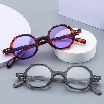 Модные студенческие солнцезащитные очки в стиле Ретро 2023 года на открытом воздухе Могут быть оснащены очками в синей светлой оправе для предотвращения близорукости