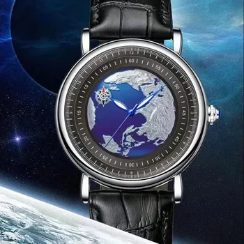 2023 новые светящиеся мужские автоматические механические часы Модный тренд роскошные мужские часы Деловые повседневные мужские наручные часы reloj hombre