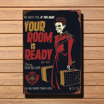Башня Ужаса Ваша комната готова Художественный постер фильма 