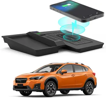 Автомобильное Беспроводное Зарядное Устройство Qi Для Subaru Crosstrek XV GT 2018 2019 2020 2021-2023 Impreza 2018-2021 Аксессуары Для Зарядного Устройства Телефона
