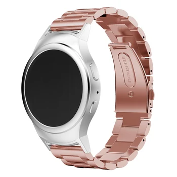 Ремешок из нержавеющей стали с разъемом для Samsung Gear R720 Wristband ремешок для часов браслет для Gear R720 Classic smart watch strap