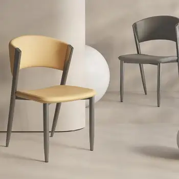 Итальянский обеденный стул, роскошный Современный минималистичный рабочий стул, Дизайнерский стул для обеденного стола высокого качества