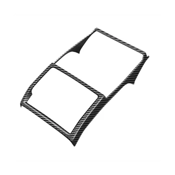 Автомобильная Карбоновая Задняя Вентиляционная Рама Для Кондиционера С Защитой От Ударов, Накладка на Панель для Toyota Alphard 40 Series 2023+