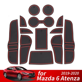 Коврик для прорези автомобильных ворот ZUNDUO для Mazda 6 2019 2020 Atenza Аксессуары для интерьера Дверной паз Противоскользящая накладка Автомобильная наклейка