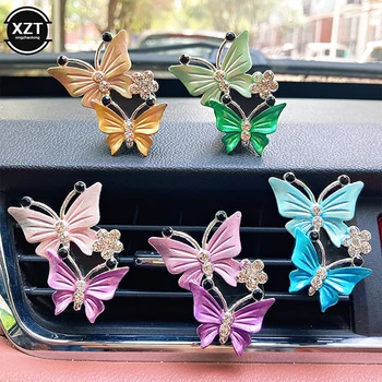 Освежитель воздуха FORAUTO Butterfly для стайлинга автомобилей, автомобильные духи с натуральным запахом, зажим для розетки кондиционера, ароматические автоаксессуары