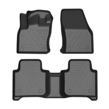 Для Skoda Kodiaq GT 2019 Автомобильные коврики для пола Всепогодные Коврики для ног из TPE, ковровая подкладка, Водонепроницаемая накладка для ног LHD, Аксессуары для лотков