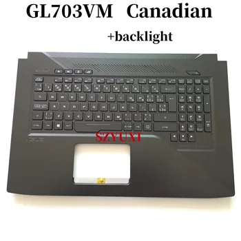 100% Новый Чехол для клавиатуры ноутбука ASUS GL703VM с Подставкой для рук в сборе BL 90NB0GL2-R31CB0