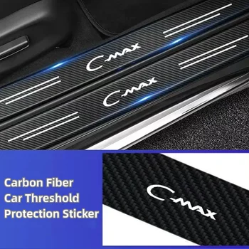 Наклейка на автомобиль из углеродного волокна, защитная лента для автоматической двери, водонепроницаемая защитная пленка для Ford Cmax C-MAX