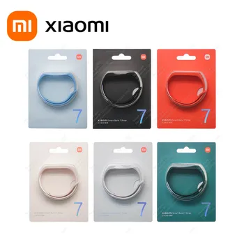 100% Оригинальный ремешок Xiaomi Mi Band 7, силиконовый сменный браслет miband 7, браслеты для xiaomi mi band 7, ремешок на запястье