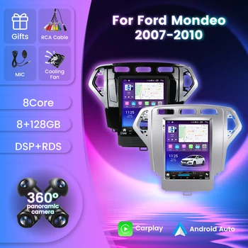 9,7-дюймовая Автомобильная Интеллектуальная Система для Ford Mondeo 4 Mk4 2007-2010 Беспроводной Carplay DSP Android Радио Мультимедийный Плеер Автомобильный