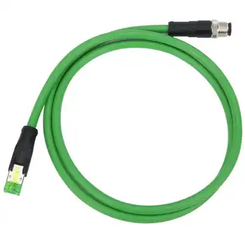  Соединительный кабель от M12 до RJ45 Патч-корд 4Pin Сетевой кабель для промышленных приложений Ethernet IP67